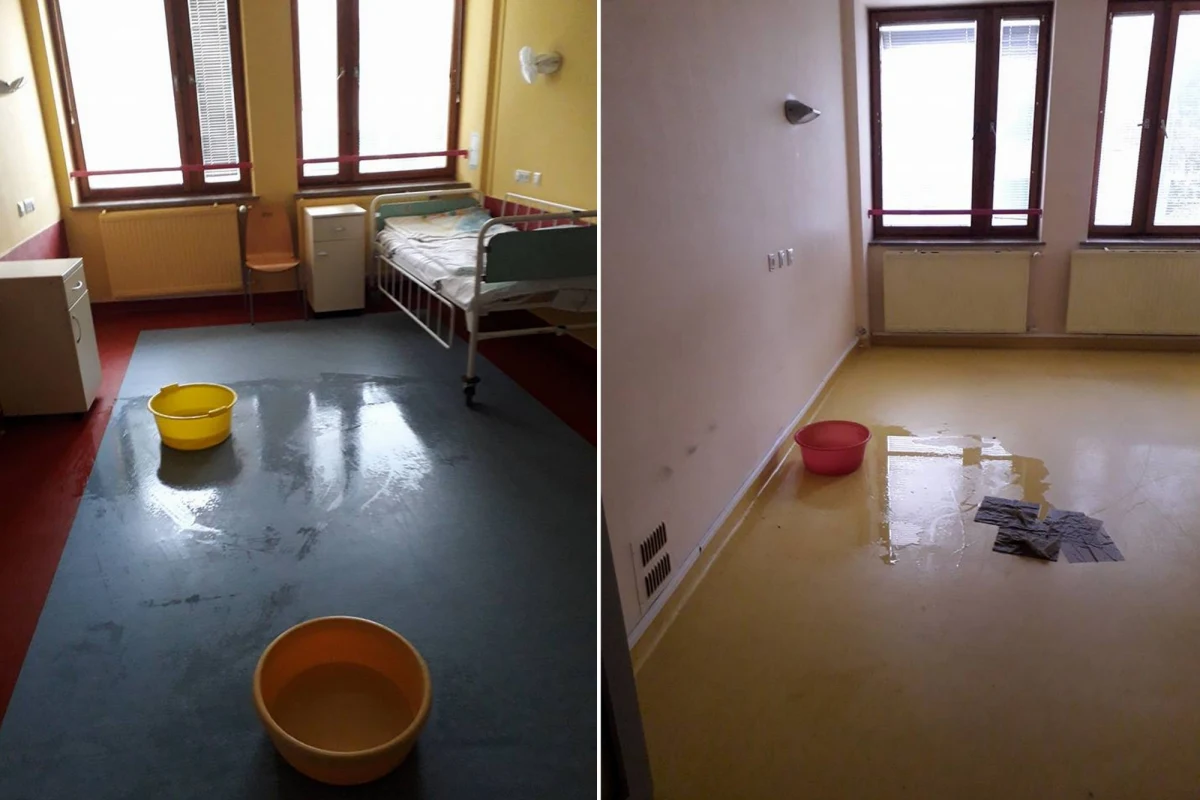​Ewakuacja oddziału rehabilitacji Centrum Zdrowia Dziecka w Warszawie. To efekt uszkodzonego dachu i zalewania pomieszczeń szpitalnych. Dotychczas ewakuowano około 30 pacjentów. Jak ustalił dziennikarz RMF FM Mariusz Piekarski, w salach pacjentów woda lała się już od kilku dni.