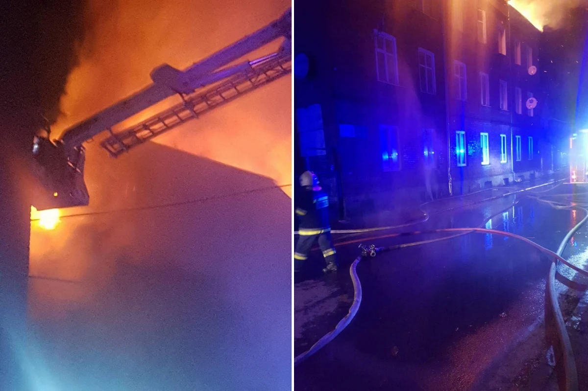 ​Strażak został poszkodowany w pożarze kamienicy przy ulicy Narodowej w Pruszkowie pod Warszawą. Potrzebna była ewakuacja kilkudziesięciu mieszkańców. Na szczęście nikt z nich nie ucierpiał.