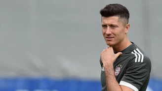 Robert Lewandowski już trenuje po urazie mięśnia