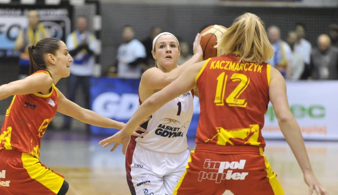 PE koszykarek. Basket 90 Gdynia - Ślęza Wrocław 59:66