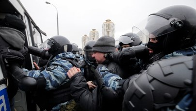 300 osób zatrzymanych w centrum Moskwy