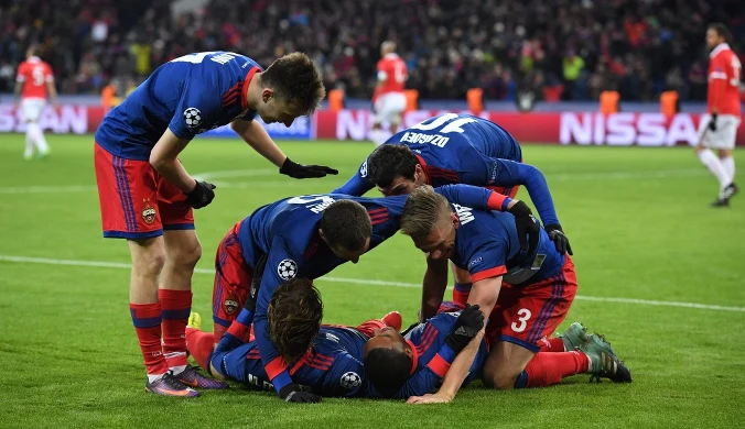 Liga Mistrzów: CSKA Moskwa - Benfica Lizbona 2-0 w piątej kolejce