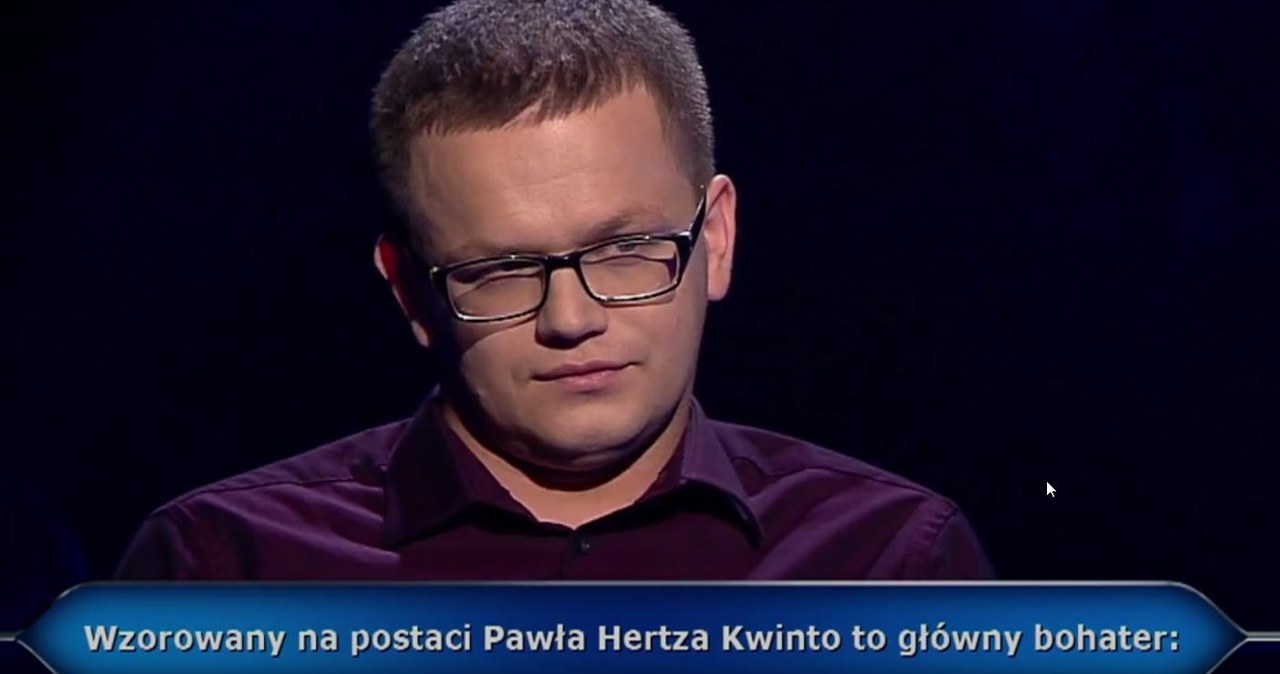 W programie "Milionerzy" pojawiają się od czasu do czasu pytania związane z filmem. Tak było właśnie w ostatnim odcinku. Znalibyście odpowiedź?