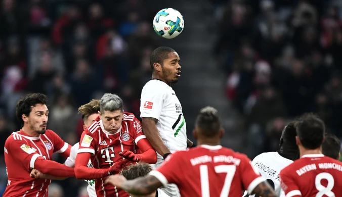 Bayern Monachium - Hannover 3-1. Gol Roberta Lewandowskiego