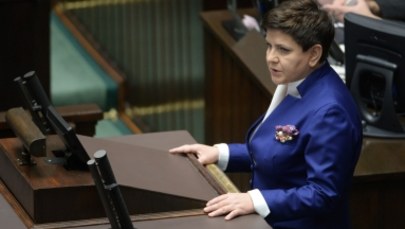 Beata Szydło w Sejmie: Pozostanę w rządzie, by budować dobrą zmianę