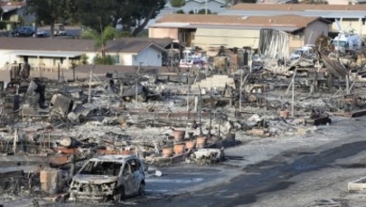 Pożary w Kalifornii. Ludzie w panice uciekają z domów