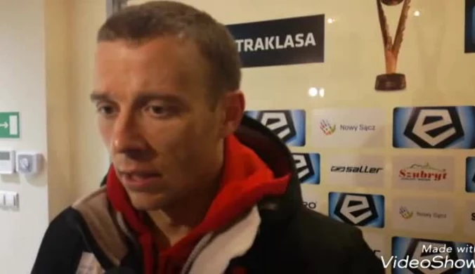 Rafał Grzyb po wygranej z Sandecją 1-0