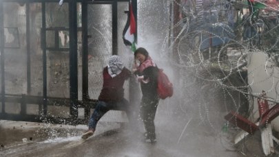 Protesty przeciwko decyzji Trumpa ws. Jerozolimy. Policja użyła gazu łzawiącego