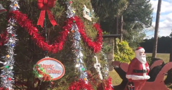 ​Mieszkańcy miasteczka Christmas na Florydzie święta mają przez cały rok. Choinka stoi tu bowiem przez 12 miesięcy, tak samo jak szopka. Wielu mieszkańców nie usuwa bożonarodzeniowych dekoracji. I choć wielu mieszkańców teoretycznie może mieć już dość Bożego Narodzenia, tak w grudniu przyjeżdża tu wielu Amerykanów, by poczuć prawdziwy świąteczny klimat.