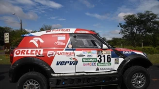 Rajd Dakar. Jakub Przygoński jedzie po podium