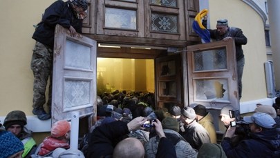 Zwolennicy Saakaszwilego chcieli zająć Pałac Październikowy w Kijowie. Doszło do starć