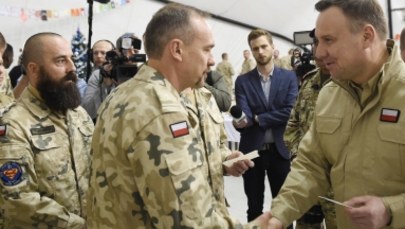 Prezydent Andrzej Duda zapowiedział przedłużanie misji polskich lotników walczących z ISIS