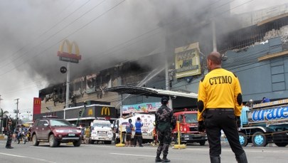 Tragiczny pożar centrum handlowego na Filipinach. Nie żyje 37 osób
