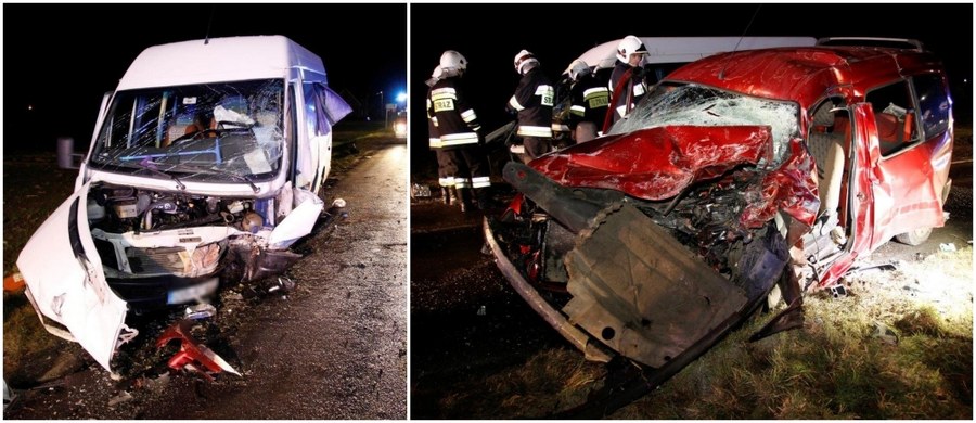 Poważny wypadek w Dobrzeniu Małym koło Opola. Bus czołowo zderzył się tam z samochodem osobowym. Zginęła jedna osoba, a 13 jest rannych. Sygnał w tej sprawie i zdjęcia z miejsca wypadku dostaliśmy od Słuchaczy na Gorącą Linię RMF FM.