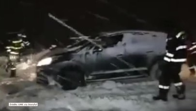 Kierowcy uwięzieni w samochodach. Skutek śnieżycy pod Madrytem