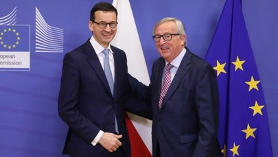 Spotkanie Morawieckiego i Junckera. "Polski premier ma 3 miesiące na ruch ws. praworządności"