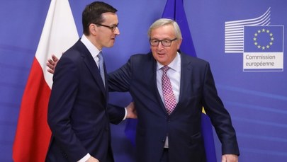 Morawiecki i Juncker rozmawiali w cztery oczy. "Potwierdziliśmy sobie wolę współpracy"