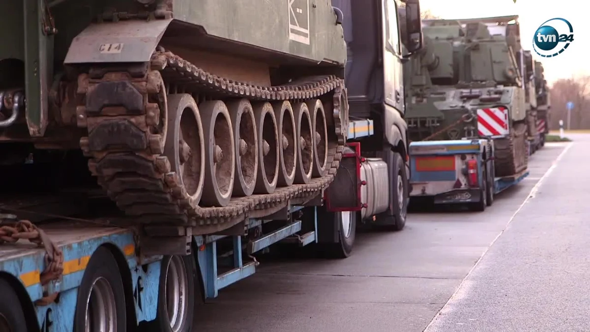 Konwój przewożący sześć czołgów z Polski do Niemiec został zatrzymany przez niemiecką policję w okolicach Budziszyna. Za transport odpowiedzialna była amerykańska armia. Funkcjonariusze zatrzymali konwój amerykańskich haubic M109 po otrzymaniu kilku zgłoszeń o możliwych nieprawidłowościach w przewozie maszyn. Po kontroli okazało się, że istotnie doszło do wielu naruszeń - brakowało między innymi potrzebnych dokumentów pojazdów. Ponadto ciężarówki przewożące czołgi nie miały odpowiednich gabarytów do przewożenia tak ciężkiego ładunku. Policja wstrzymała dalszą podróż i poinformowała, że zarówno kierowcy ciężarówek, jak i firma transportowa zostaną obciążone grzywnami.