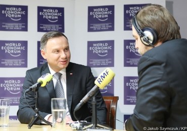 Prezydent Duda z Davos: Chcemy globalnej koalicji na rzecz rozwoju gospodarczego Polski