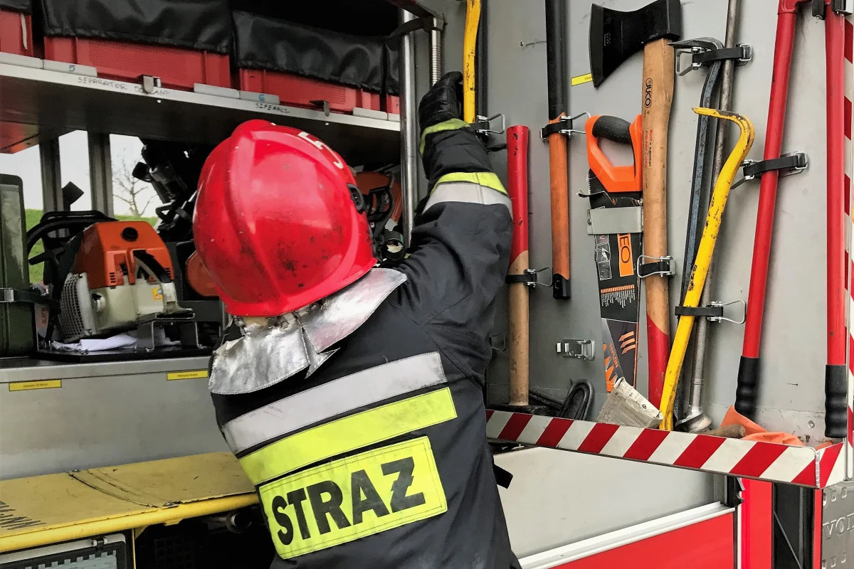 ​Jedna osoba zginęła, druga została ranna w nocnym pożarze w Pszczynie. 