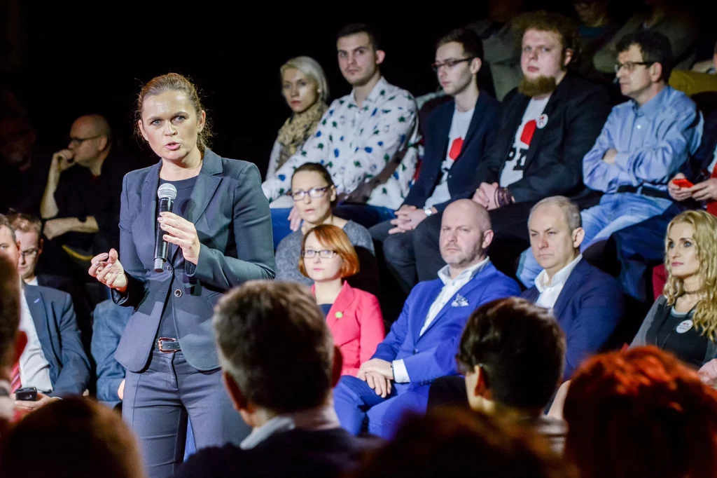 Teatr Palladium; Debata środowisk lewicowych "Nasza Przyszłość" zorganizowana przez Barbarę Nowacka