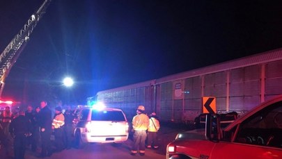 Katastrofa kolejowa w Południowej Karolinie. Są zabici i ranni