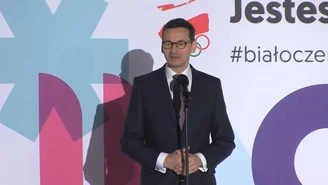 Premier Mateusz Morawiecki pożegnał polskich sportowców przed IO w Pjongczangu. Wideo