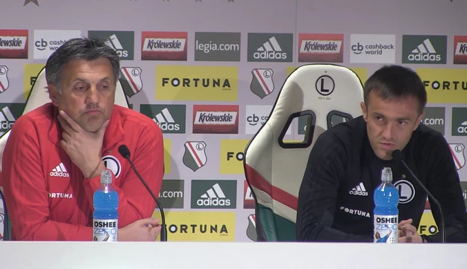 Legia. Jozak i Radović o nowym ustawieniu. Wideo