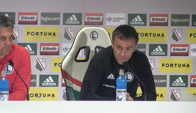 Legia. Radović o powrocie po kontuzji. Wideo