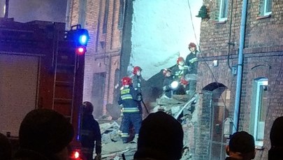 Katastrofa budowlana w Sosnowcu. Częściowo zawaliła się kamienica. Jedna osoba nie żyje