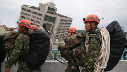 Nowy bilans trzęsienia ziemi na Tajwanie: Zginęło 15 osób, 280 zostało rannych