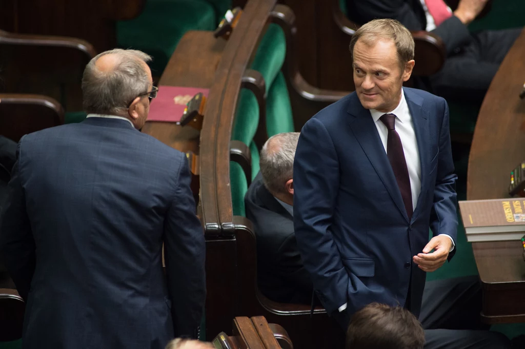 Jerzy Fedorowicz i Donald Tusk