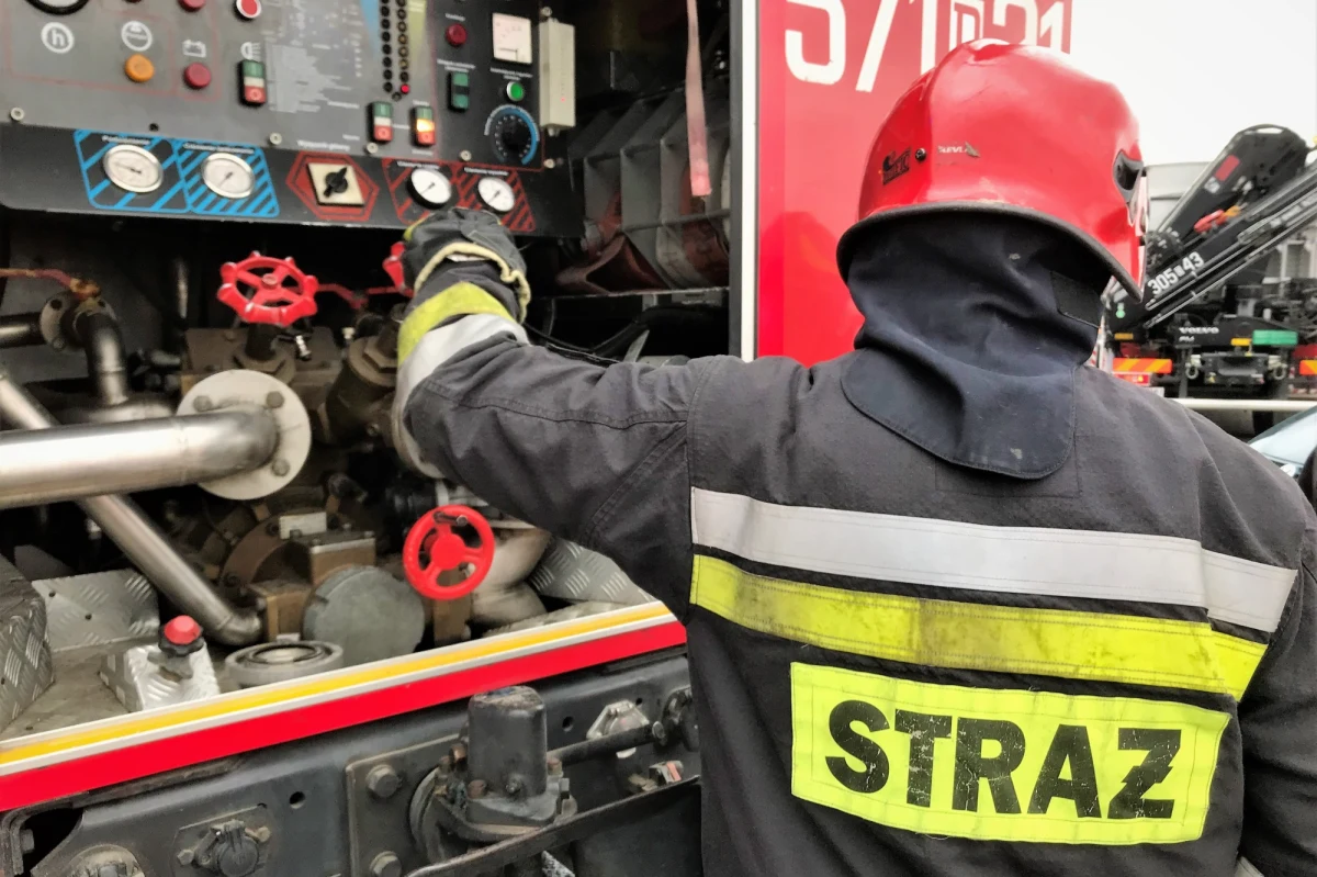 ​Około stu osób ewakuowali strażacy z pociągu, który najechał w czwartek rano na konar leżący na torach w Żywcu. Znalazł się tam, gdyż chwilę wcześniej na pobliskiej drodze w drzewo uderzył samochód i je złamał - podał rzecznik żywieckich strażaków Marek Tetłak.
