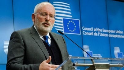 Wiceszefa KE Fransa Timmermansa poniosło w Brukseli podczas debaty o Polsce 