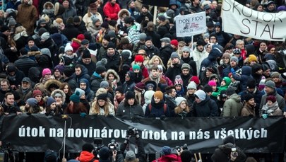Marsze żałobne i protesty na Słowacji po morderstwie Jana Kuciaka
