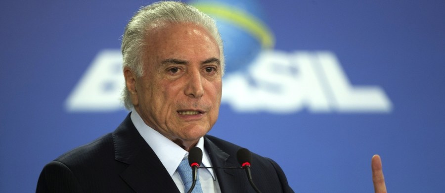 Sędzia brazylijskiego Sądu Najwyższego kierujący dochodzeniem dotyczącym korumpowania czołowych polityków przez brazylijskiego giganta, koncern budowlany Odebrecht, objął śledztwem prezydenta Michela Temera i dwóch jego bliskich doradców w randze ministrów.