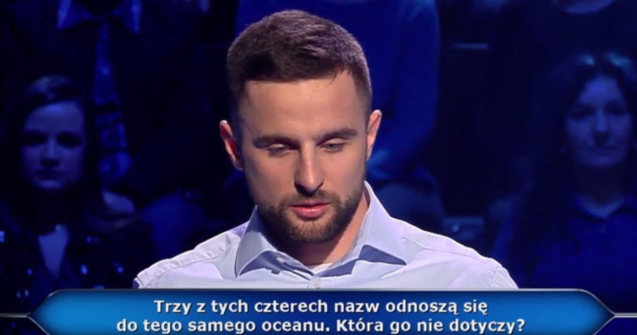 W poniedziałkowym odcinku "Milionerów" uczestnik show zaklął na wizji po tym, jak udzielił złej odpowiedzi na pytanie o tysiąc złotych i odpadł z programu.