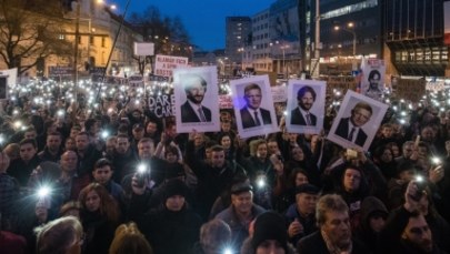 Największa demonstracja w Bratysławie od 29 lat. Słowacy chcą, by Fico ustąpił