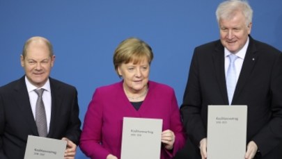 Chadecja i SPD podpisały umowę koalicyjną. "Mija okres niepewności"