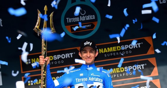 Michał Kwiatkowski, który wygrał silnie obsadzony wyścig kolarski Tirreno-Adriatico przyznał, że to jego największy sukces w wyścigu etapowym. "Kolejnym celem jest sobotni klasyk Mediolan - San Remo, który udało mi się wygrać w zeszłym roku" - podkreślił.