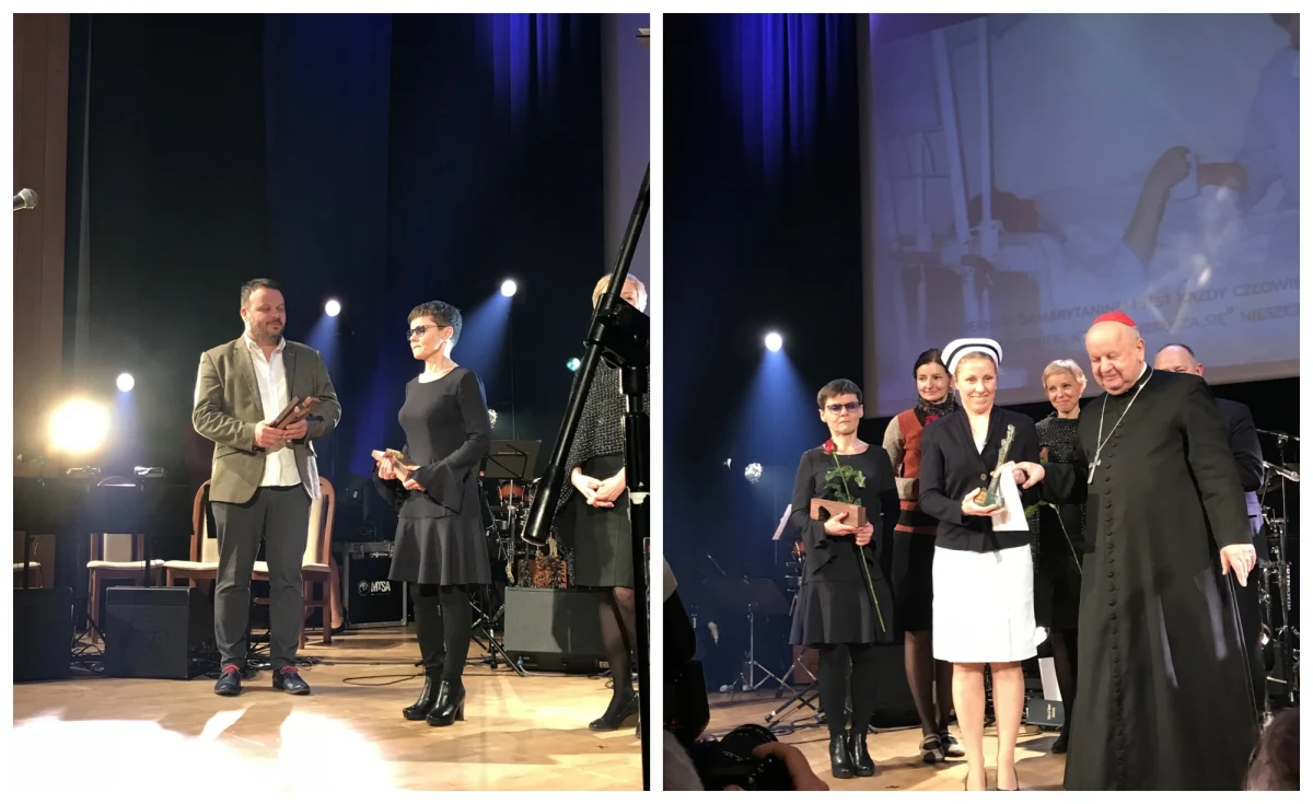 Zamieniła swój dom w szpital, pomaga potrzebującym, jest wolontariuszką, poszukuje osób zagonionych i pracuje w szpitalu. Lucyna Raszek z Nysy została Miłosiernym Samarytaninem roku. W kategorii pracownik służby zdrowia statuetką Miłosiernego Samarytanina została wyróżniona Brygida Mazgaj, pielęgniarka z Krakowa.  