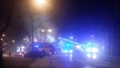 Sosnowiec: Pożar przy ul. Kombajnistów. Dwie osoby trafiły do szpitala
