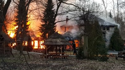 Pożar w Parku Śląskim w Chorzowie. W płomieniach stanęła restauracja