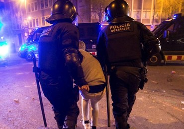 Kilkadziesiąt osób rannych po manifestacjach w Katalonii