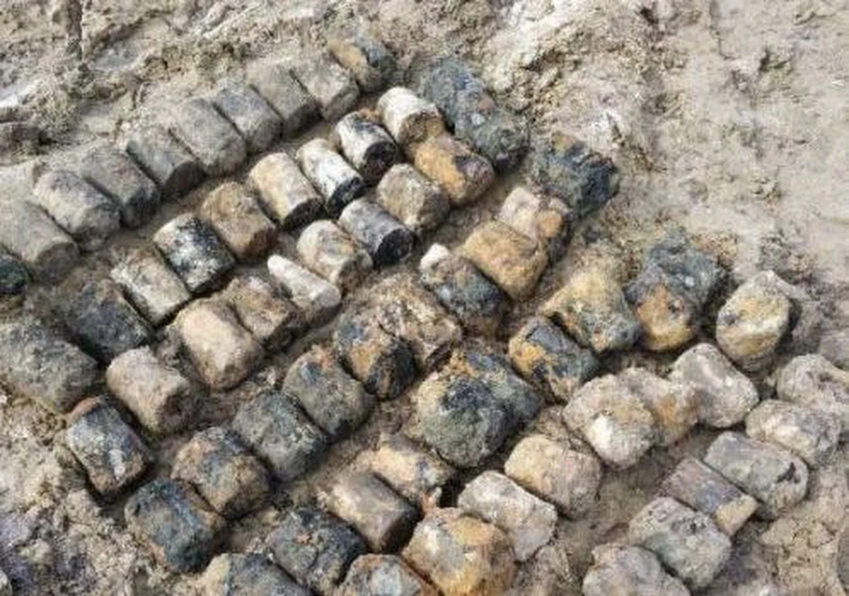 106 min przeciwpiechotnych znaleziono podczas prac ziemnych przy budowie na Błoniach w Tarnowie. Saperzy z Rzeszowa wywieźli je już na poligon.