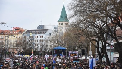 Kolejne protesty po zabójstwie dziennikarza. "Fico śmieje się nam w twarz"