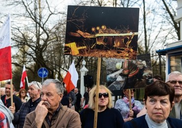 Protest przed ambasadą Rosji. "Putin będzie ścigany i skazany za to, co zrobił"