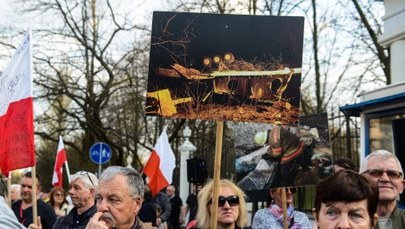 Protest przed ambasadą Rosji. "Putin będzie ścigany i skazany za to, co zrobił"