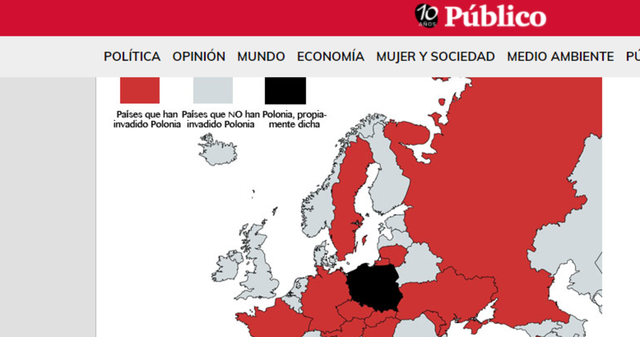 Kraje, które najechały Polskę. Hiszpanie stworzyli mapę - Wydarzenia w INTERIA.PL
