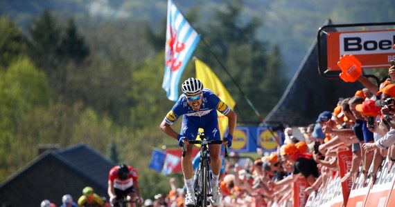 Francuski kolarz Julian Alaphilippe z grupy Quick-Step Floors wygrał wyścig Strzała Walońska - drugi z ardeńskich klasyków. Najlepszy z Polaków Michał Kwiatkowski był 57.